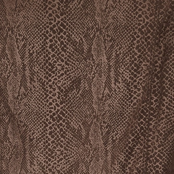 Alfred Dunner Brown Animal Print Jacket Blazer Washable Office Womens Size 18W - Picture 7 of 9